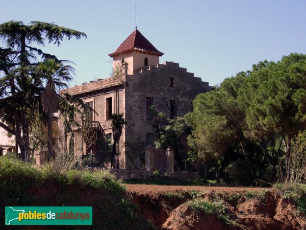 Sentmenat - Torre de Can Mas, vista des de la carretera