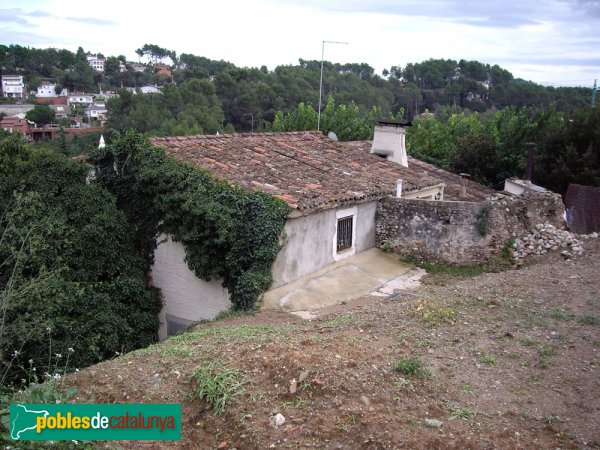 Can Canyameres, vista des del darrere