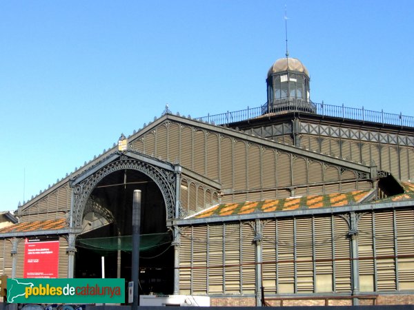 Barcelona - Mercat del Born, abans de la restauració