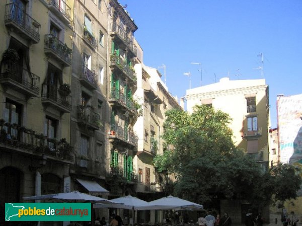 Barcelona - Plaça de les Olles (Foto: Albert Esteves, 2006) Barcelona - Plaça de les Olles