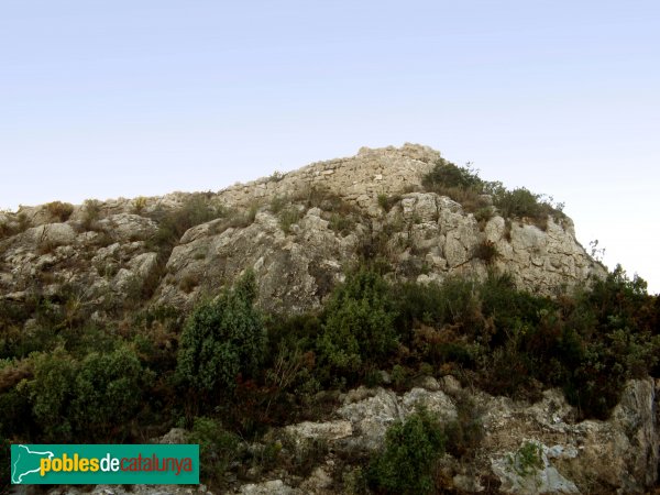 Albinyana - Restes del castell de l'Esquernosa