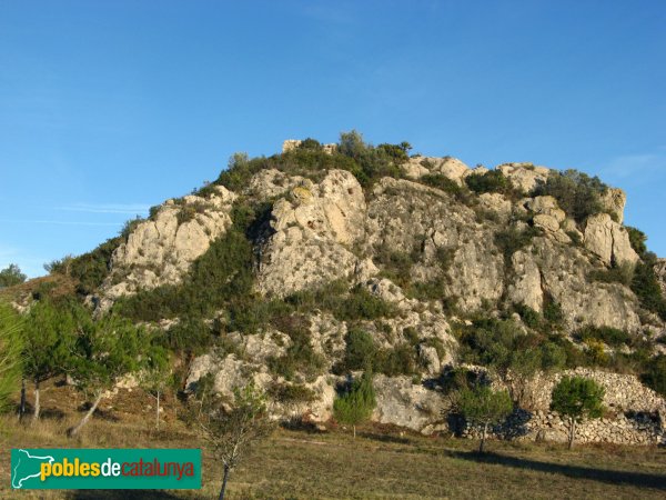 Albinyana - Restes del castell de l'Esquernosa