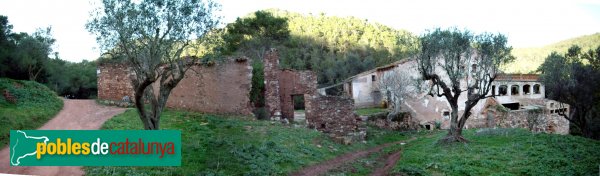 Panoràmica de Can Montllor de Dalt