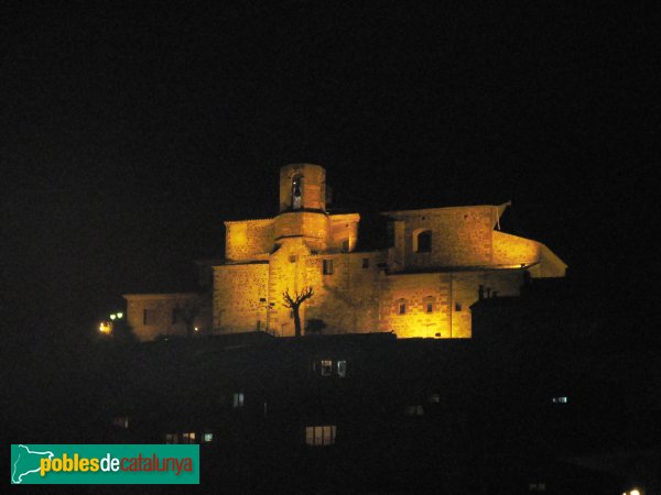 Corbera - Església de Santa Maria de nit