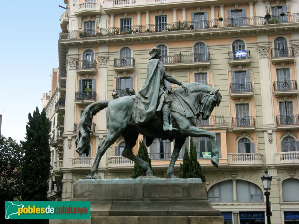 Barcelona - Estàtua de Ramon Berenguer el Gran