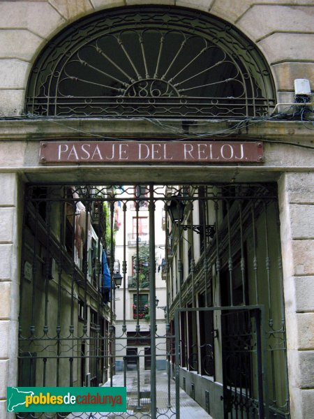 Barcelona - Passatge del Rellotge