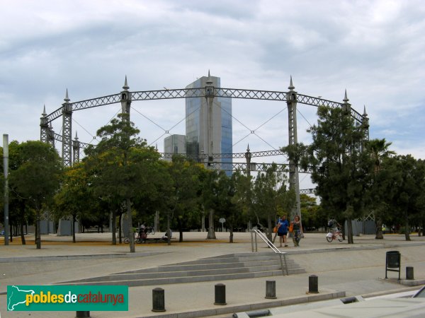 Barcelona - Estructura del gasòmetre