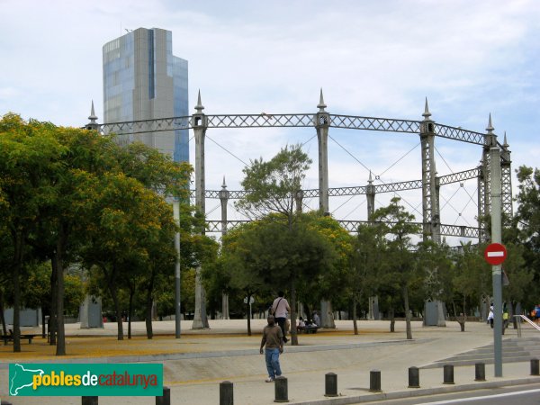 Barcelona - Estructura del gasòmetre