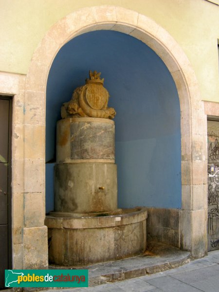 Barcelona - Font del carrer Nou