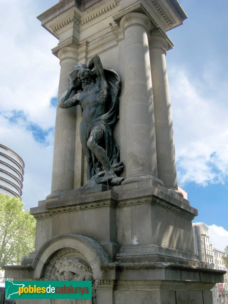 Barcelona - Plaça Catalunya -  Hèrcules (Antoni Parera)