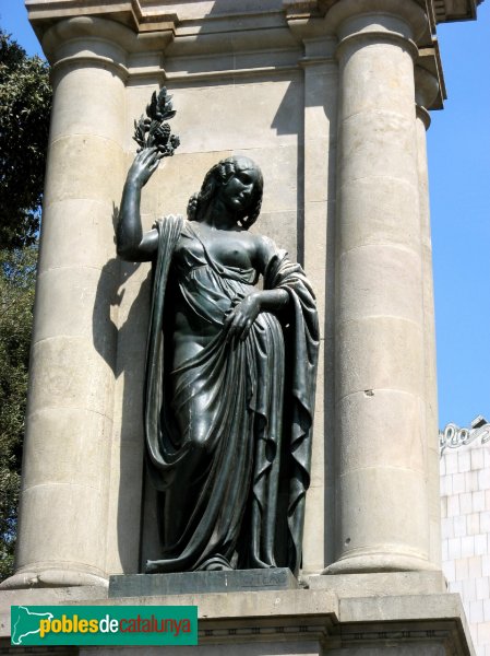 Barcelona - Plaça Catalunya - L'Esperit popular (Jaume Otero)