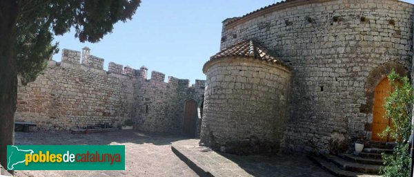 Panoràmica de l'interior del pati