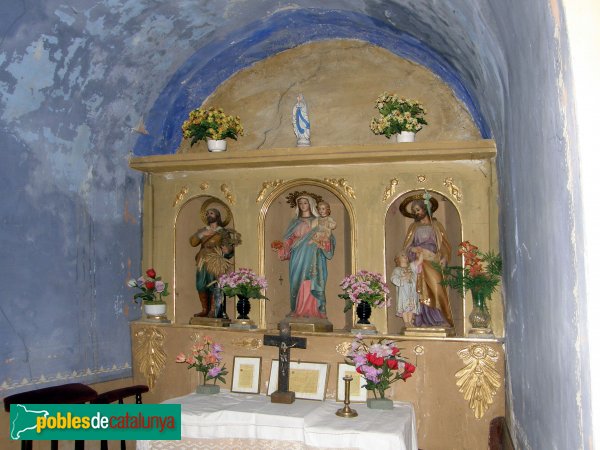 Cortàs - Sant Policarp: Interior (Foto: César Martín, 2007) Cortàs - Sant Policarp: Interior