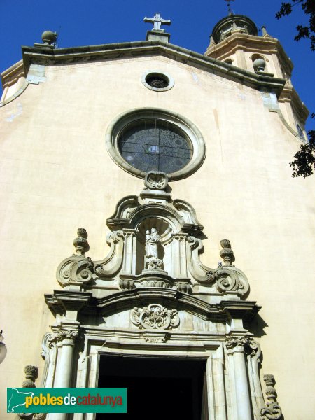 Arenys de Mar - Església de Santa Maria. Portada