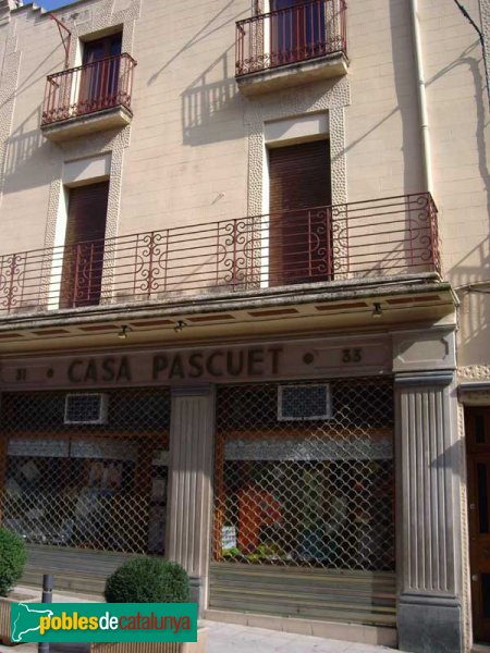 Casa Pascuet, al número 33 del carrer Major