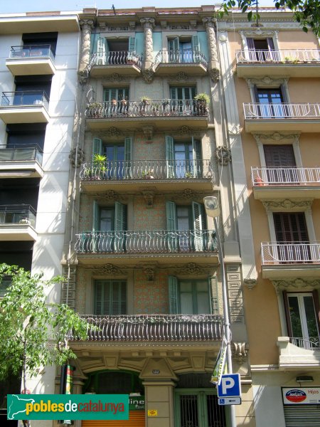 Barcelona - Casa Joan Lledó (Viladomat, 132)