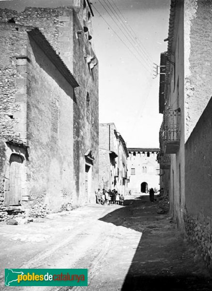 La Canonja - Església de Masricard (Foto: Josep Salvany - Fons Salvany, Biblioteca de Catalunya, 1923) La Canonja - Església de Masricard