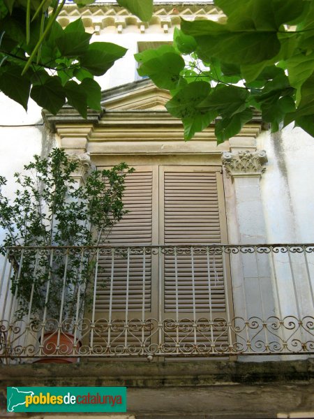 El Palau d'Anglesola - Balcons de la plaça Major