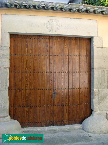 Sidamon - Cal Miqueló, porta del pati