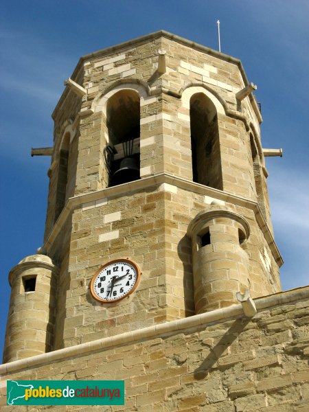 Linyola - Santa Maria, campanar (Foto: Albert Esteves, 2008) Linyola - Santa Maria, campanar