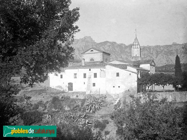 El Bruc - Església, 1921 (Foto: Josep Salvany - Fons Salvany, Biblioteca de Catalunya, 1921) El Bruc - Església, 1921