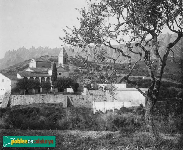 El Bruc - Església, 1921 (Foto: Josep Salvany - Fons Salvany, Biblioteca de Catalunya, 1921) El Bruc - Església, 1921