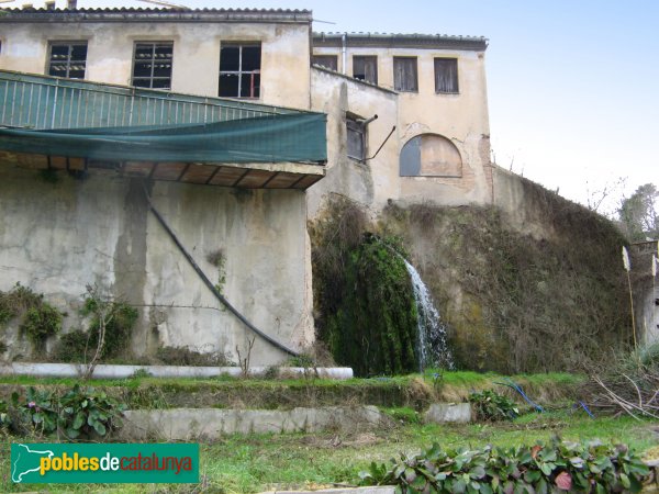 Capellades - Molí de Cal Munné, desguàs