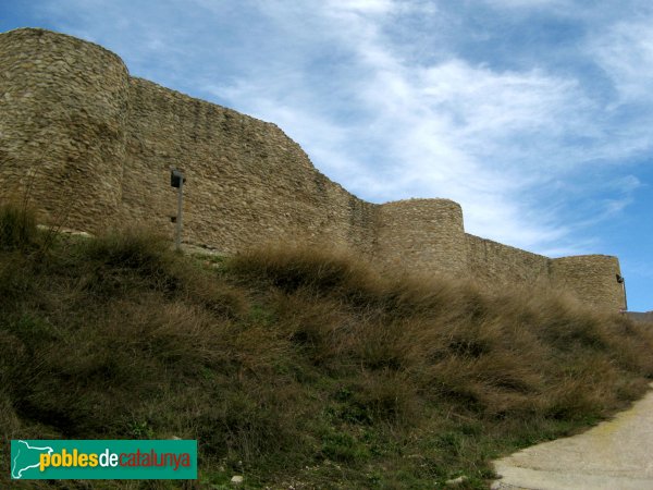 La Pobla de Claramunt - Castell: muralla