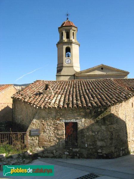 La Pobla de Claramunt - Lloc on havia estat l'antic campanar