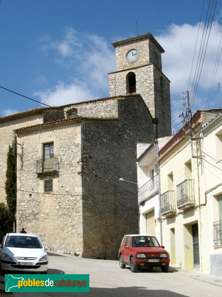 La Llacuna - Església de Santa Maria (Foto: Albert Esteves, 2009) La Llacuna - Església de Santa Maria