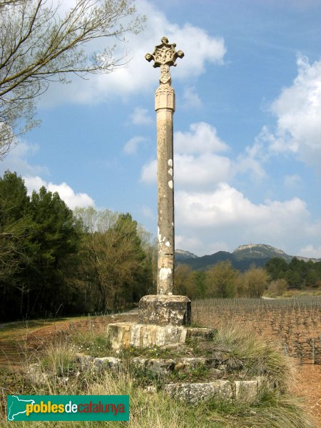 Santa Maria de Miralles - Creu de terme de Françola