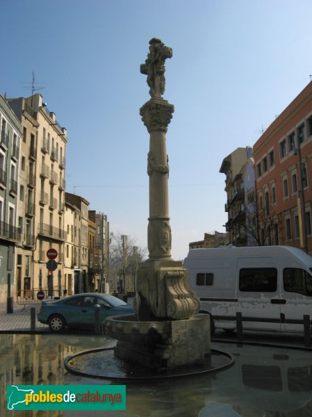 Igualada - Font de la plaça de la Creu