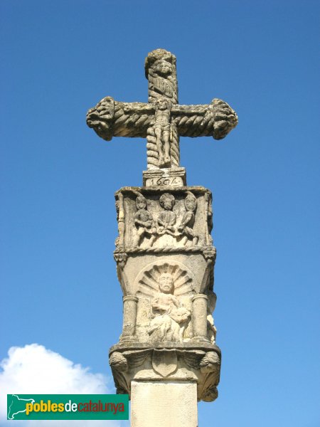 Jorba - Creu de terme (Foto: Albert Esteves, 2009) Jorba - Creu de terme