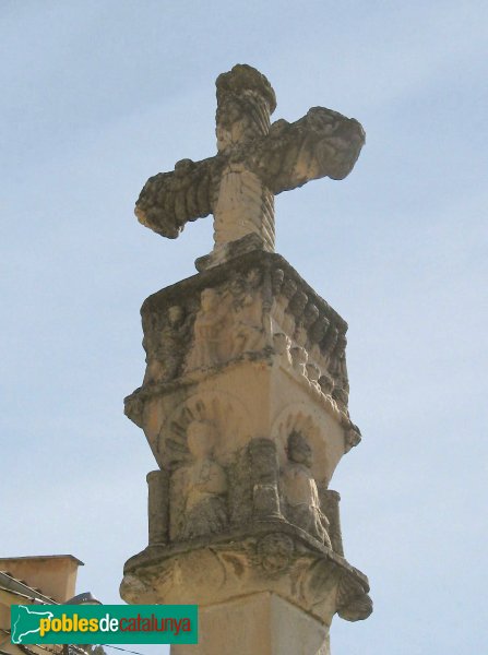 Jorba - Creu de terme (Foto: Albert Esteves, 2009) Jorba - Creu de terme