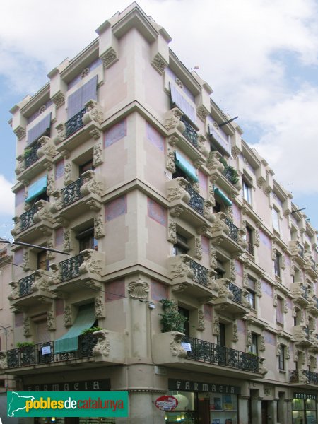 Barcelona - Casa Miquel Call (Verdi, 7)