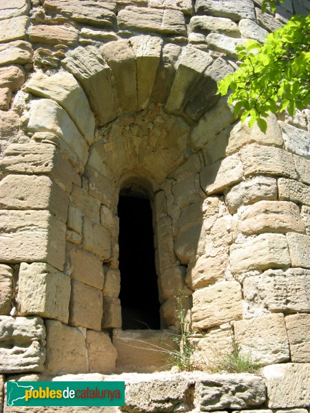 Sant Martí de Tous - Santa Maria de la Roqueta, finestra de l'absis