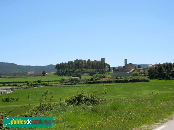 Sant Martí de Tous - Castell i església (Foto: Albert Esteves, 2009) Sant Martí de Tous - Castell i església