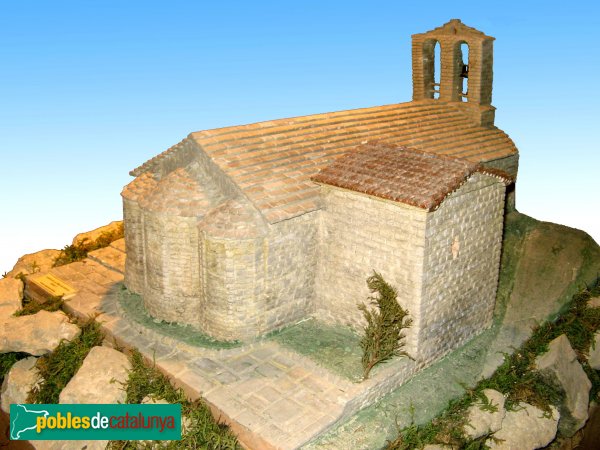 Santa Margarida de Montbui - Santa Maria de la Tossa , maqueta