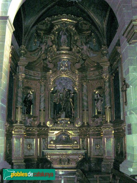 Igualada - Basílica de Santa Maria. Interior