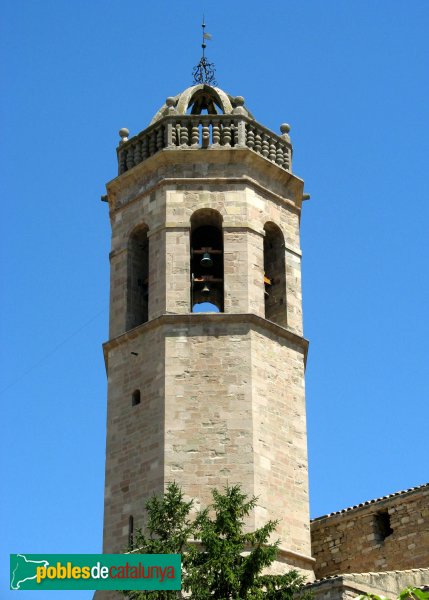 Prats de Rei - Església de Santa Maria, campanar