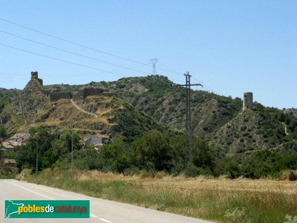 Castellfollit de Riubregós - Castell i torre d'en Balet