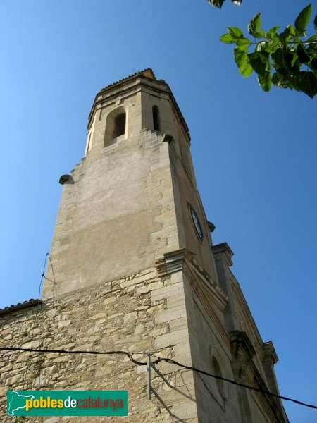 Pira - Església de Sant Salvador, campanar (Foto: Albert Esteves, 2009) Pira - Església de Sant Salvador, campanar