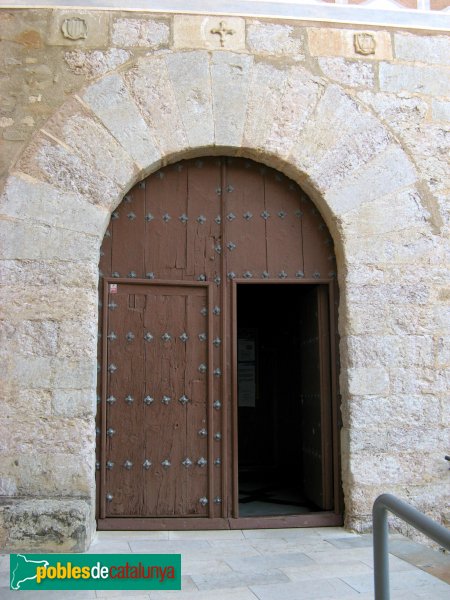 Montblanc - Convent de la M.D. de la Serra, porta lateral