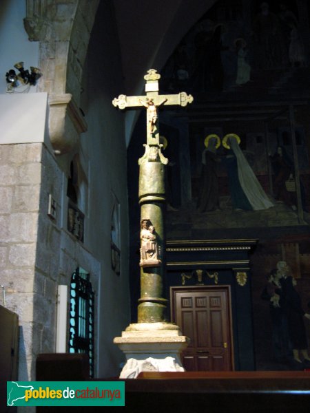 Montblanc - Convent de la M.D. de la Serra, la Creu Verda