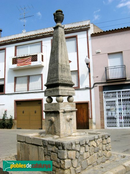 Blancafort - Font de la plaça dels Arbres