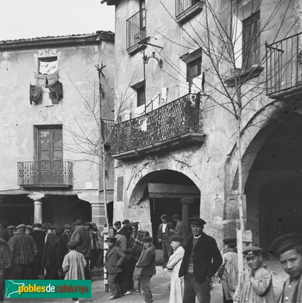 Santa Coloma de Queralt - Plaça Major, 1914