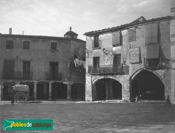 Santa Coloma de Queralt - Plaça Major, 1923