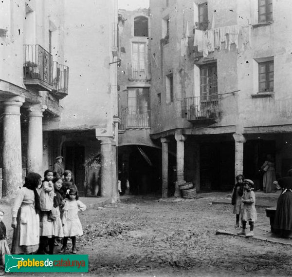 Santa Coloma de Queralt - Plaça de l'Església, 1912