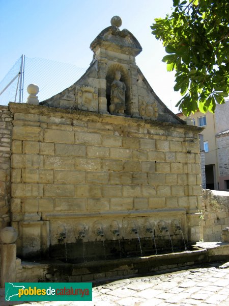 Santa Coloma de Queralt - Font de les Canelles