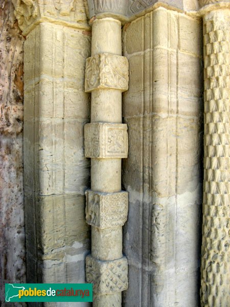 Santa Coloma de Queralt - Santa Maria de Bell-lloc, portada